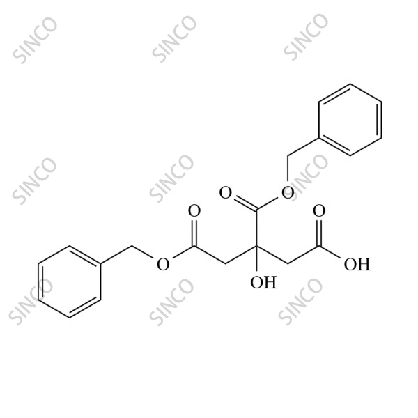 1,2-dibenzyl hydrogen citrate