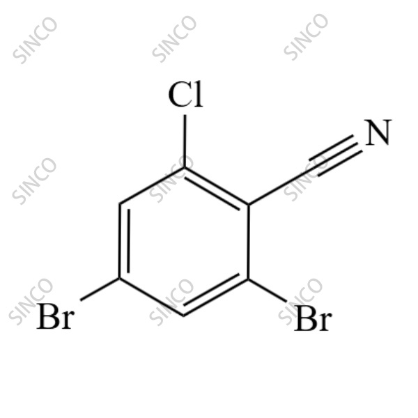 2,4-dibromo-6-chlorobenzonitrile