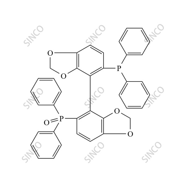 (4S) -5 '- (diphenylphosphine) - [4,4' - dibenzo [d] [1,3] dioxolane] -5-yl) diphenylphosphine oxide