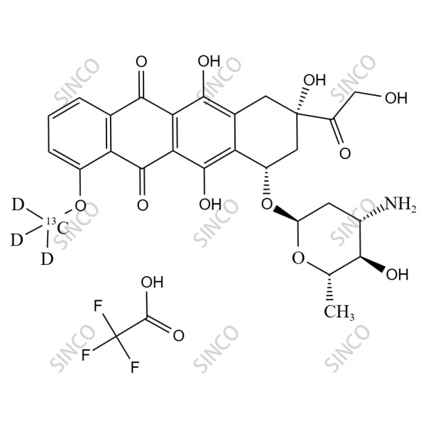 Epirubicin Impurity 2 Trifluoroacetic acid