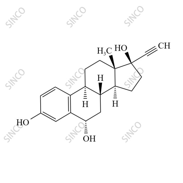 Ethinylestradiol EP Impurity E (6-alpha-Hydroxy Ethinylestradiol)