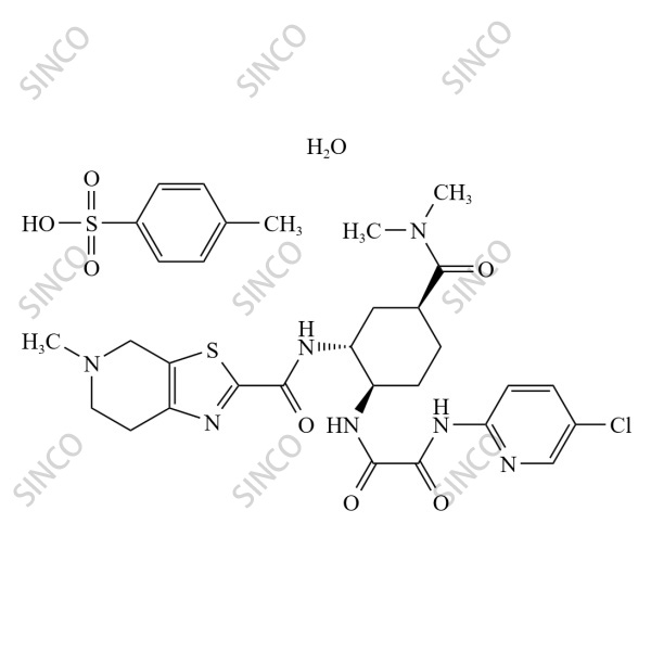 Edoxaban RRS Isomer Impurity p-Toluenesulfonic acid Hydrate