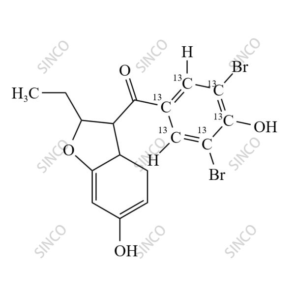 6-Hydroxy-Benzbromarone-13C6