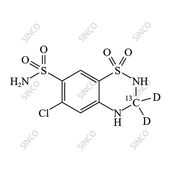 Hydrochlorothiazide-13C,d2