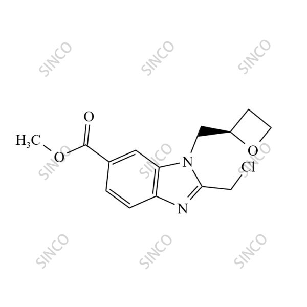 Methyl (R)-2-(Chloromethyl)-1-(2-oxetanylmethyl)-1H-benzimidazole-6-carboxylate