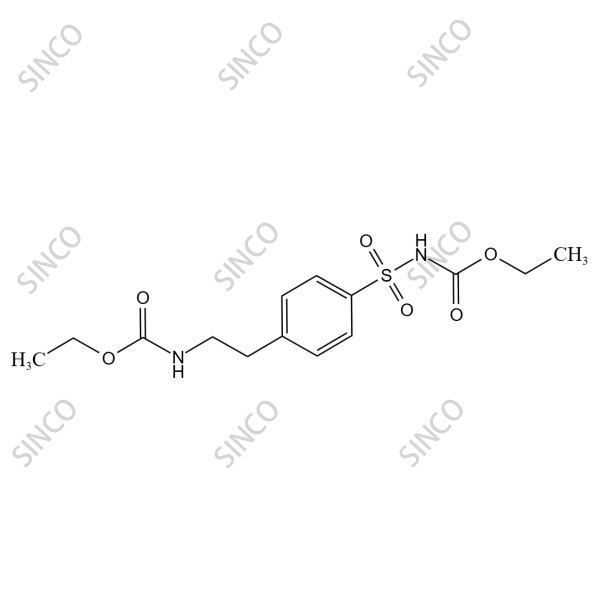 Methyl N-[4-[2-(methoxycarbonyloxy)ethyl]phenylsulfonyl]carbamate