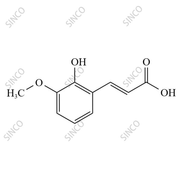 (2E)-3-(2-hydroxy-3-methoxyphenyl)prop-2-enoic acid