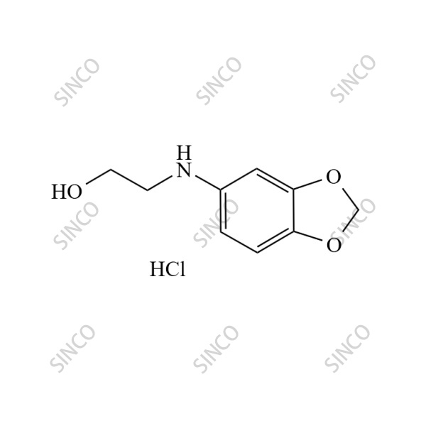N-(2-Hydroxyethyl)-3,4-methylenedioxyaniline hydrochloride