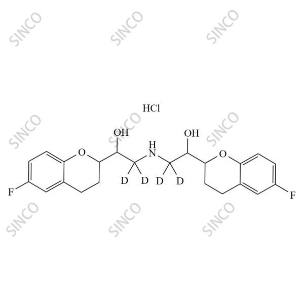 Rac-Nebivolol-d4 HCl