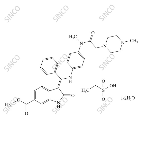 Nintedanib Ethanesulfonate hemihydrate