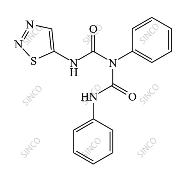 N-phenyl-1-(phenylamino)-N-[(1,2,3-thiadiazol-5-ylamino)carbonyl]methanamide