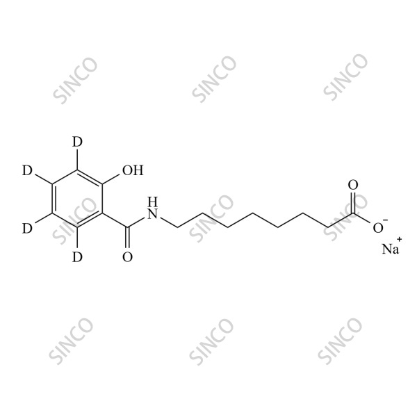 Caprylic acid Impurity 1-d4 sodium salt