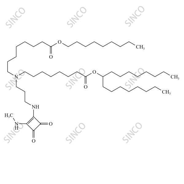1-Octylnonyl 8-[[3-[[2-(methylamino)-3,4-dioxo-1-cyclobuten-1-yl]amino] propyl] [8- (nonyloxy)-8-oxooctyl] amino]octanoate