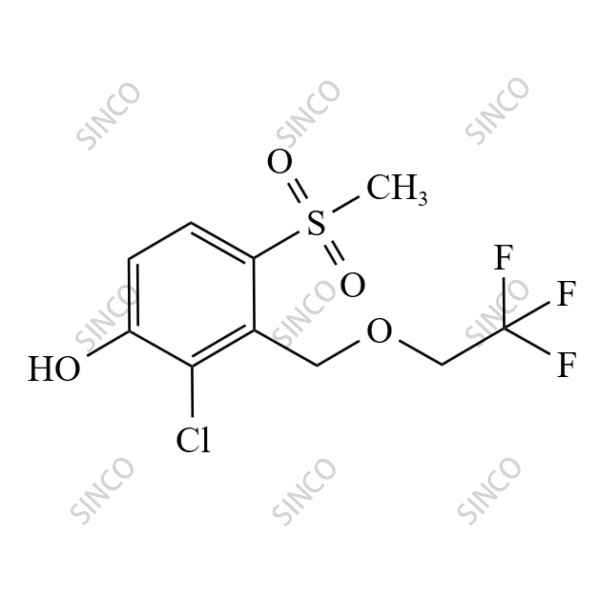 Phenol, 2-chloro-4-(methylsulfonyl)-3-[(2,2,2-trifluoroethoxy)methyl]-