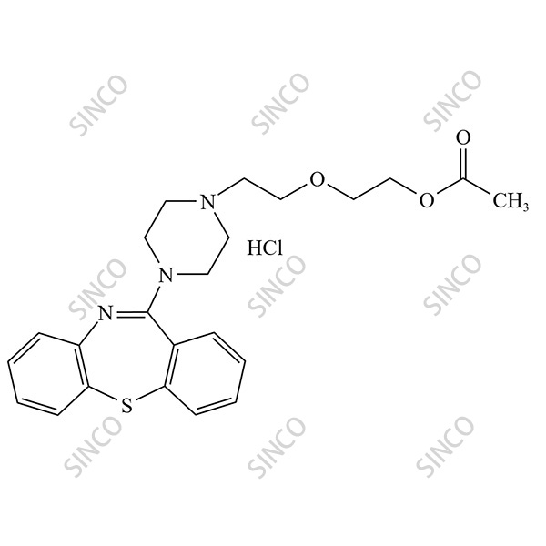Quetiapine Impurity A HCl(Quetiapine O-Acetyl Impurity HCl)