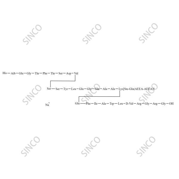 [D-Val27]-Semaglutide Sodium Salt