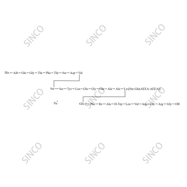 [D-Trp25]-Semaglutide Sodium Salt