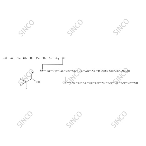 [D-Lys20]-Semaglutide Trifluoroacetic acid