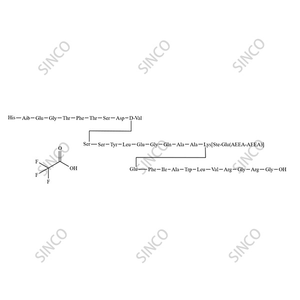 [D-Val10]-Semaglutide Trifluoroacetic acid