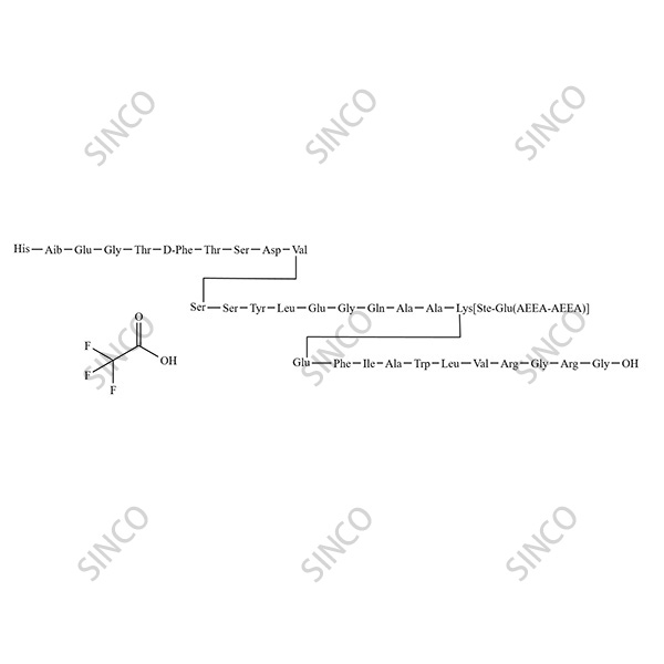 [D-Phe6]-Semaglutide Trifluoroacetic acid