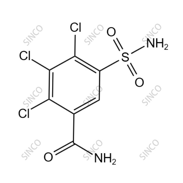 2,3,4-Trichloro-5-sulfamoylbenzamide