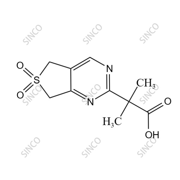Thieno[3,4-d]pyrimidine-2-acetic acid, 5,7-dihydro-α,α-dimethyl-, 6,6-dioxide