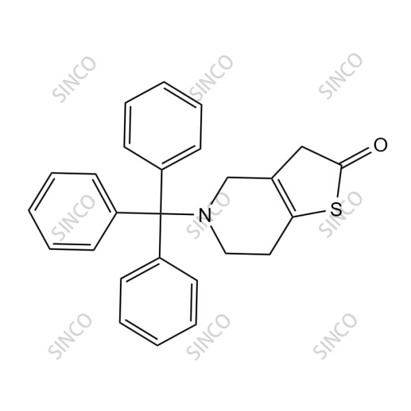 4,5,6,7-Tetrahydro-5-(triphenylmethyl)-thieno[3,2-c]pyridin-2(3H)-one