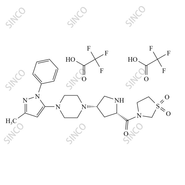 Teneligliptin Impurity 18 DiTrifluoroacetic acid