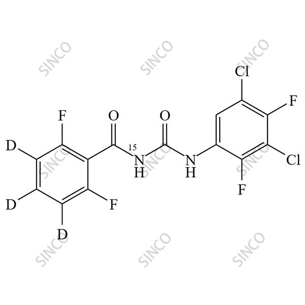 Teflubenzuron-15N-d3