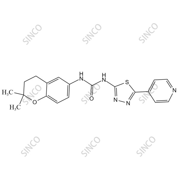 1-(2,2-dimethylchroman-6-yl)-3-[5-(pyridin-4-yl)-1,3,4-thiadiazol-2-yl]urea