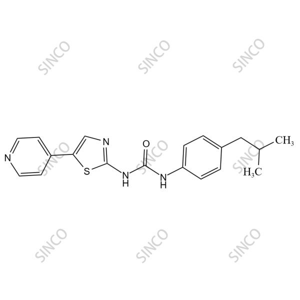 1-(4-isobutylphenyl)-3-(5-(pyridin-4-yl)thiazol-2-yl)urea
