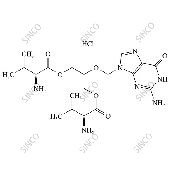 Ganciclovir Bisvaline Ester HCl